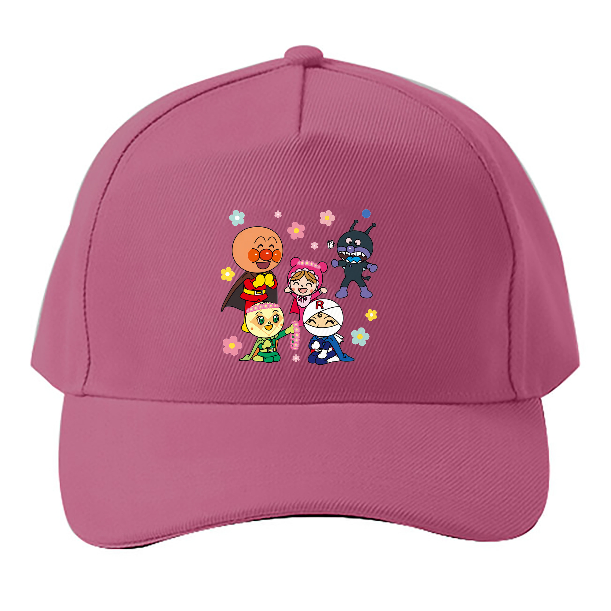（画像用） アンパンマン Anpanman ベースボールキャップ 綿100％ 男女兼用 帽子 スポーツ
